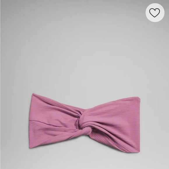 NWT-Lululemon Women’s Ribbed Nulu Twist Front Headband - Picture 3 of 8